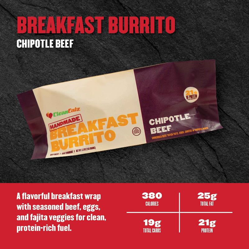 High Protein Breakfast Burritos