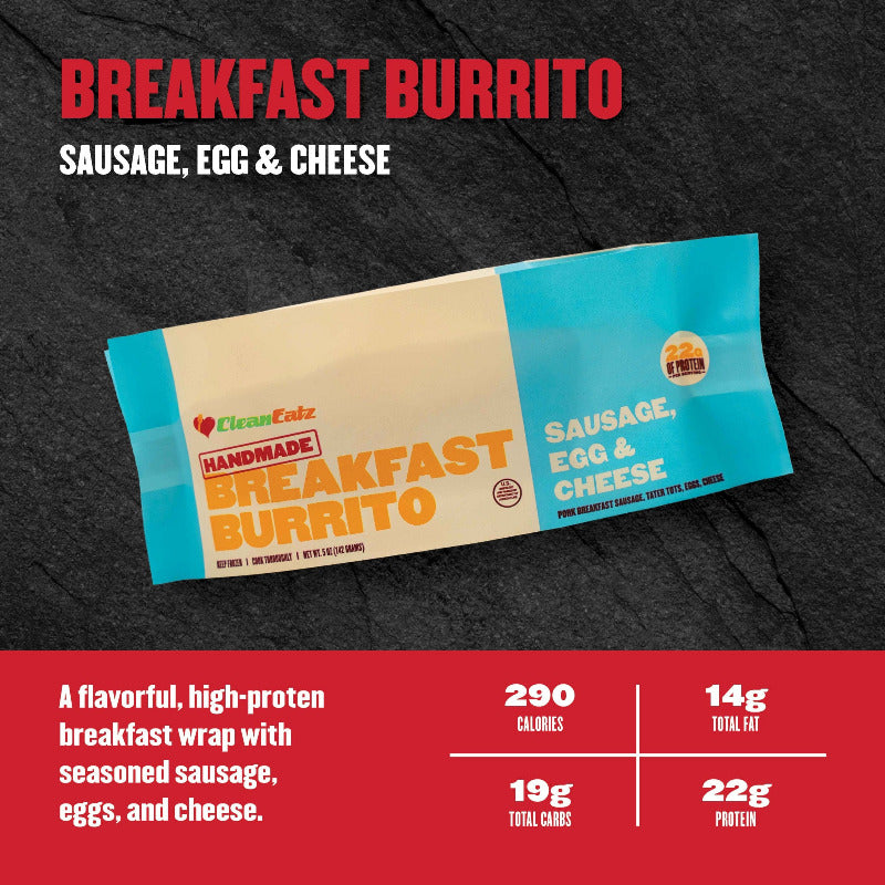 High Protein Breakfast Burritos