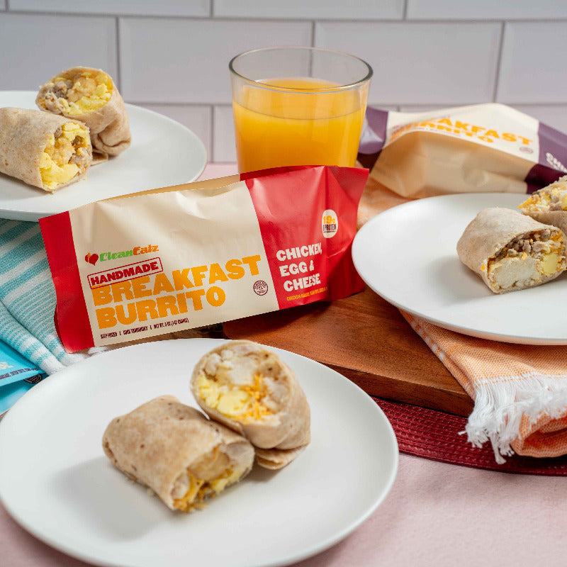 High Protein Breakfast Burritos