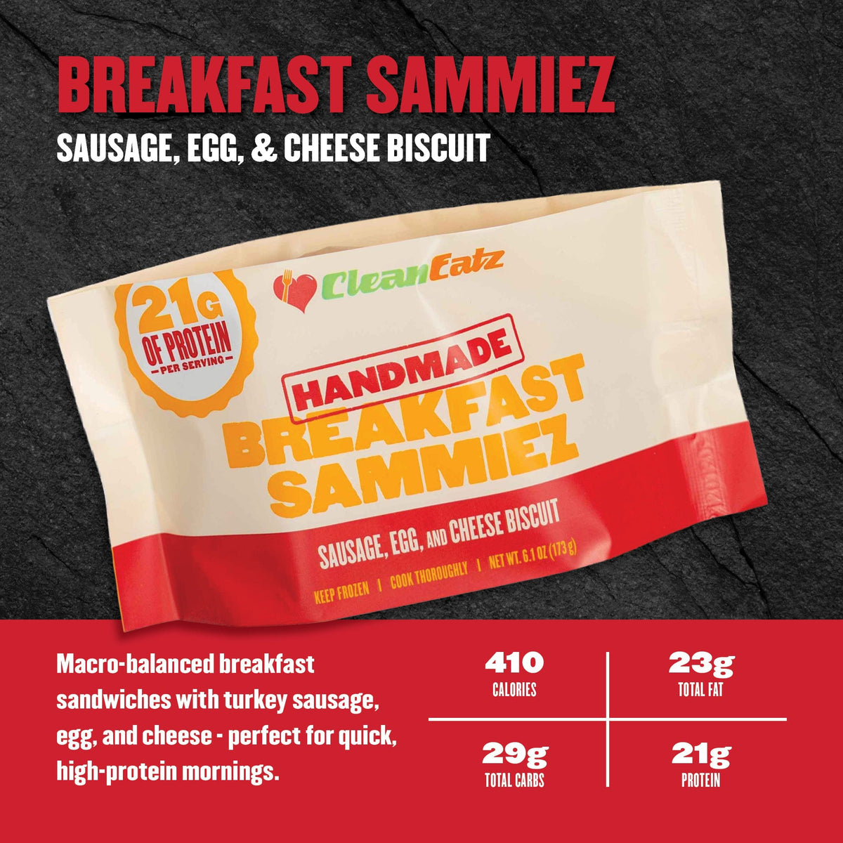 High Protein Breakfast Sandwiches